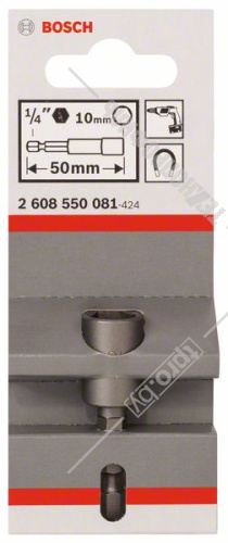 Торцовая головка магнитная 10 мм BOSCH (2608550081) купить в Гродно