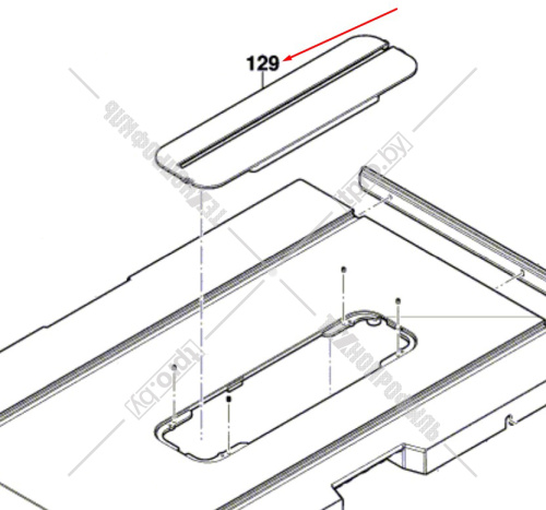 Вставка в распиловочный стол GTS 10 J BOSCH (2610017111) купить в Гродно