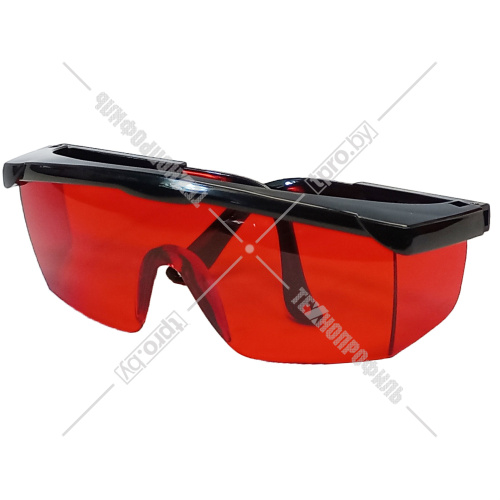 Очки для работы с лазерным нивелиром (красные) в чехле ELITECH (2210.002000) купить в Гродно фото 4