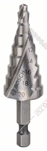 Ступенчатое сверло HSS 4-20 мм BOSCH (2608597524) купить в Гродно
