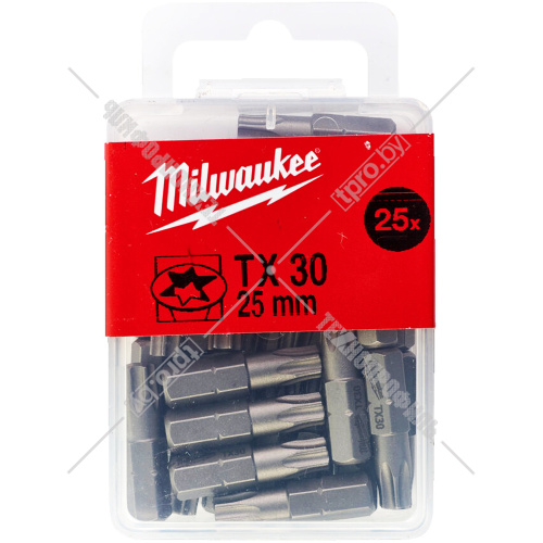 Бита TX30 25 мм (25 шт) Milwaukee (4932399599) купить в Гродно