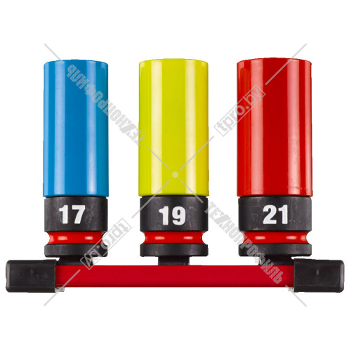 Набор торцовых ударных головок Shockwave "Auvtomotive" 17/19/21 мм (1/2") GEN II Milwaukee (4932493370) купить в Гродно фото 2 Набор торцовых ударных головок Shockwave "Auvtomotive" 17/19/21 мм (1/2") GEN II Milwaukee (4932493370) купить в Гродно фото 2