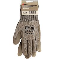 Защитные перчатки "PU CUT4" (размер 9/L / 1 пара) покрыты полиуретаном WURTH (0899407109) купить в Гродно