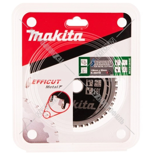 Пильный диск по металлу 136x1,1х20 мм Z45 EFFICUT MAKITA (B-69272) купить в Гродно