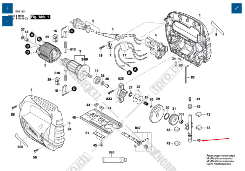 Ходовая штанга к лобзику GST65 BOSCH (2600780009) купить в Гродно фото 2