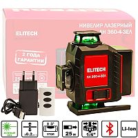 Лазерный нивелир ЛН 360-4-ЗЕЛ ELITECH (204874) купить в Гродно