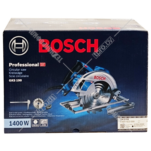 Дисковая пила GKS 190 Professional BOSCH (0601623000) купить в Гродно фото 2