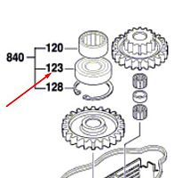 Радиальный шарикоподшипник 20*47*14 мм к GSH 16-30 BOSCH (1610900030) купить в Гродно