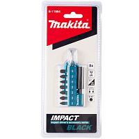 Набор ударных бит Impact Black 25 мм (8 шт) с карабином MAKITA (E-11994) купить в Гродно