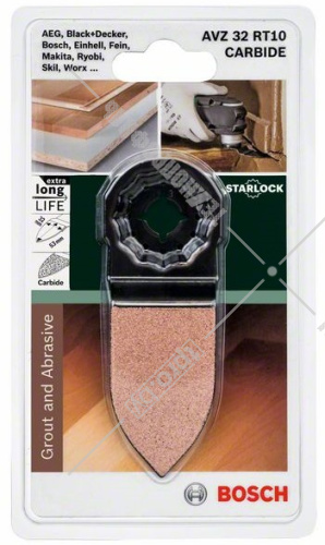 Шлифпластина AVZ 32 RT10 Carbide-RIFF BOSCH (2609256D51) купить в Гродно