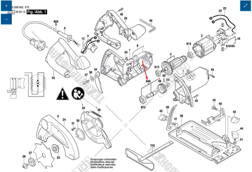 Вал редуктора к PKS 40 BOSCH (2610387048) купить в Гродно фото 2