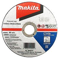 Отрезной круг 115х2,5х22,23 мм для металла MAKITA (B-30673) купить в Гродно