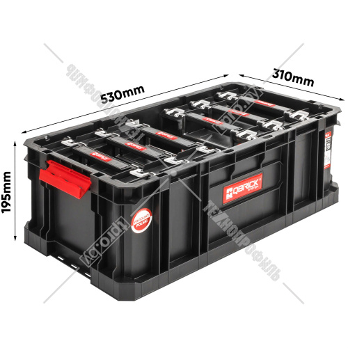 Набор ящиков для инструмента Qbrick System TWO Box 200 + TWO Organiser Multi (6 шт) (Z251613PG001) купить в Гродно фото 2