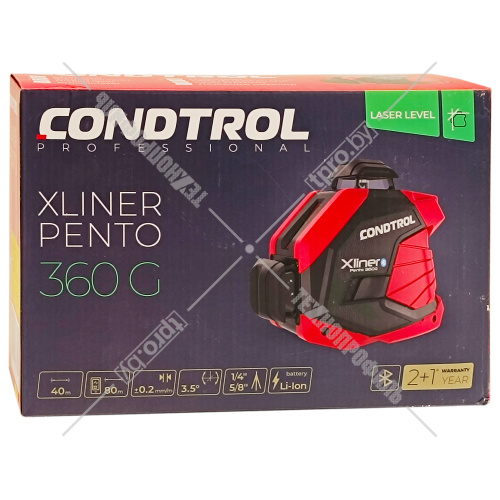 Лазерный нивелир Xliner Pento 360G CONDTROL (1-2-158) купить в Гродно фото 2