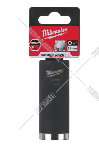 Ударная торцовая головка 21 мм (1/2") Shockwave Impact Duty Milwaukee (4932352856) купить в Гродно