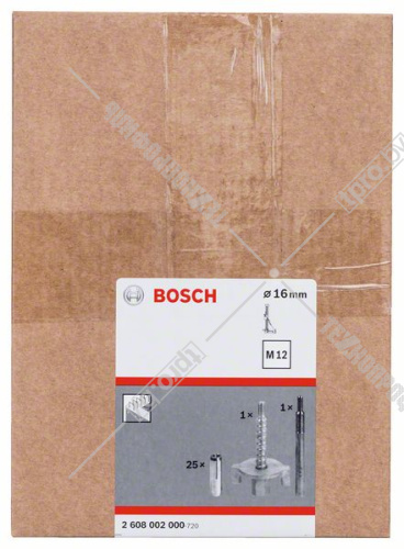 Набор для крепления 16 мм (27 шт) стойки GCR 180 в бетоне BOSCH (2608002000) купить в Гродно фото 2