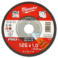 Отрезной круг PRO+ 125х1х22,23 мм для металла Milwaukee (4932451487) купить в Гродно